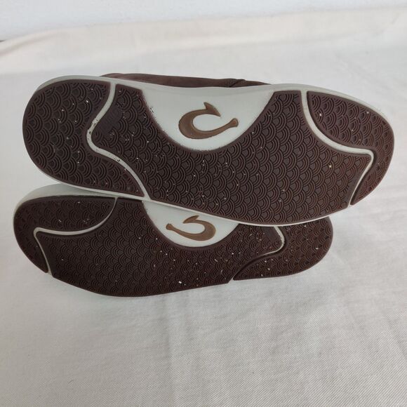 Men's Olukai NANI Hele Suede Leather Chukka Boots Sz M8 Olukai Brown Shoes Sheep - Picture 9 of 11